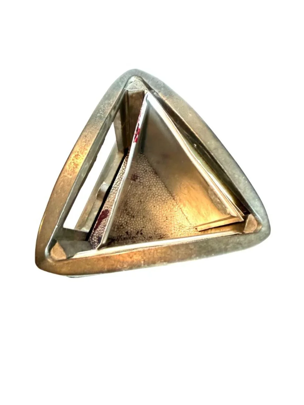 Godinger Fine Silver Plated Triangular Picture Frame 2.25x3